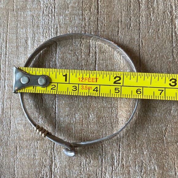 Silver Mixed Metal Bracelet - Picture 6 of 6